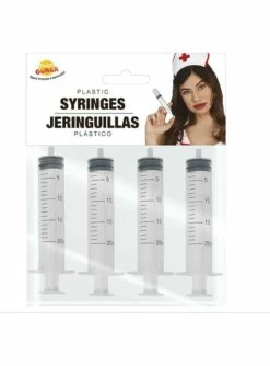 4 Jeringuillas De Enfermera