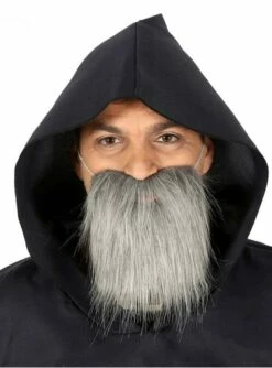 Barba Mediana De Anciano Gris Para Hombre