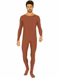 Body Marrón Para Adulto Talla Grande