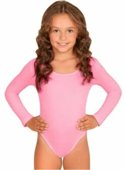 Body Rosa Palo Para Niña