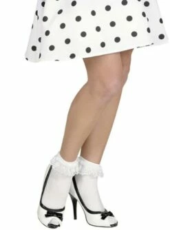 Calcetines Blancos Con Volante