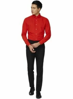 Camisa Roja "Red Evil" - Opposuits