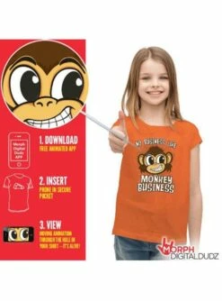 Camiseta De Monkey Business Infantil