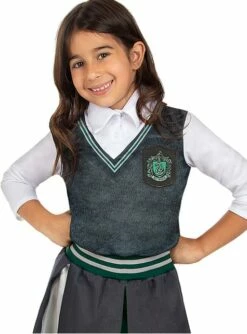 Camiseta De Slyhterin Para Niña - Harry Potter