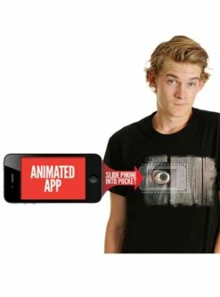 Camiseta Espiando Por La Valla Moving Eye Para Hombre