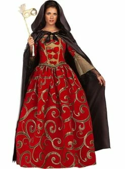 Capa Negra De Raso Con Capucha -FUNIDELIA Ventas capa negra de raso para adulto 2