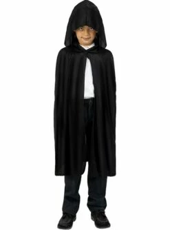 Capa Negra Larga Infantil