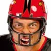 Casco De Fútbol Americano Rojo Para Adulto -FUNIDELIA Ventas casco de futbol americano rojo para adulto