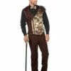 Chaleco De Steampunk Dorado Para Hombre