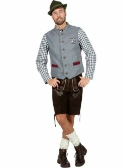 Chaleco De Tirolés Oktoberfest Para Hombre