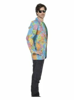Chaqueta Mapamundi Para Hombre -FUNIDELIA Ventas chaqueta cosmopolita para hombre 1