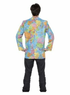 Chaqueta Mapamundi Para Hombre -FUNIDELIA Ventas chaqueta cosmopolita para hombre 2