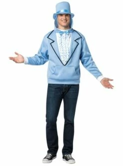 Chaqueta De Dos Tontos Muy Tontos Azul Para Adulto