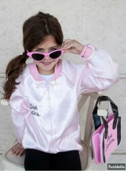 Chaqueta De Pink Ladies Para Niña - Disfraz Grease -FUNIDELIA Ventas chaqueta de pink ladies para nina disfraz grease 2
