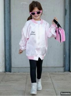 Chaqueta De Pink Ladies Para Niña - Disfraz Grease -FUNIDELIA Ventas chaqueta de pink ladies para nina disfraz grease 3