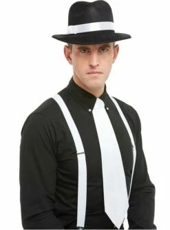 Corbata Blanca De Gánster