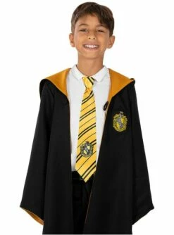 Corbata Hufflepuff Harry Potter Para Niños -FUNIDELIA Ventas corbata hufflepuff harry potter para ninos 2