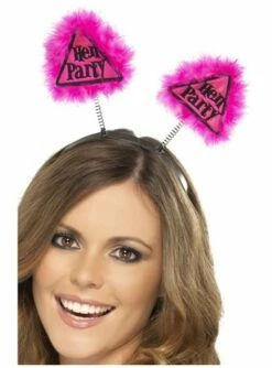 Diadema Advertencia Despedida De Soltera Rosa