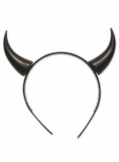 Diadema Con Cuernos De Diablo Negros