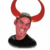 Diadema De Cuernos Demoníacos Hinchables -FUNIDELIA Ventas diadema de cuernos demoniacos hinchables
