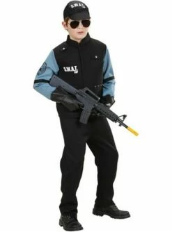Disfraz De Agente De Los S.W.A.T. Para Niño