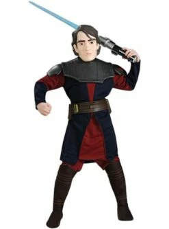 Disfraz De Anakin Skywalker Deluxe Máscara Para Niño