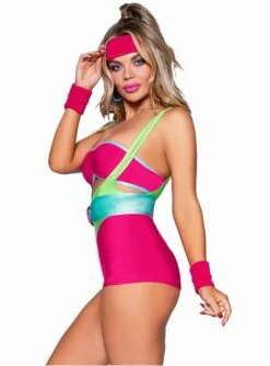 Disfraz De Años 80 Aerobic Para Mujer -FUNIDELIA Ventas disfraz de anos 80 aerobic para mujer 2