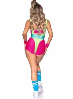 Disfraz De Años 80 Aerobic Para Mujer -FUNIDELIA Ventas disfraz de anos 80 aerobic para mujer 3