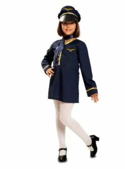 Disfraz De Piloto Para Niña
