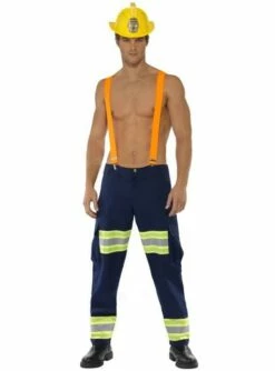 Disfraz De Bombero Fogoso Fever Para Hombre