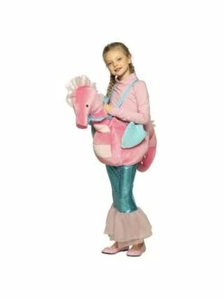 Disfraz De Caballito De Mar Ride On Para Niña