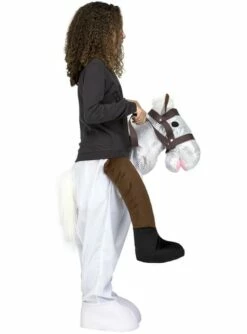Disfraz A Hombros De Caballo Blanco Infantil -FUNIDELIA Ventas disfraz de caballo blanco ride on infantil 2