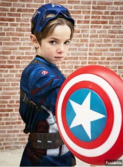 Disfraz De Capitán América Civil War Deluxe Para Niño -FUNIDELIA Ventas disfraz de capitan america civil war deluxe para nino 2