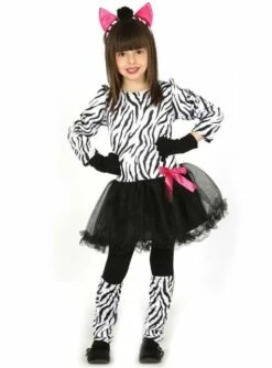 Disfraz De Cebra Coqueta Para Niña