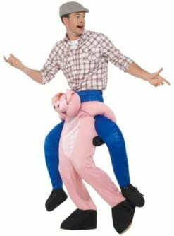 Disfraz De Cerdo Ride On Para Adulto -FUNIDELIA Ventas disfraz de cerdo ride on para adulto 2