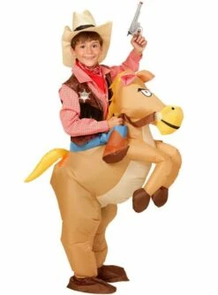 Disfraz Hinchable De Caballo Para Niño