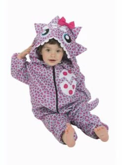 Disfraz De Dinosaurio Pink Para Bebé