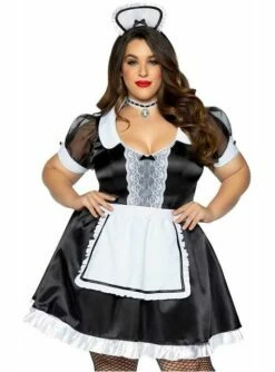 Disfraz De Doncella Francesa Sexy Para Mujer Talla Grande -FUNIDELIA Ventas disfraz de doncella francesa sexy para mujer talla grande 1