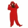 Disfraz De Elmo Barrio Sésamo Onesie Básico Para Adulto -FUNIDELIA Ventas disfraz de elmo barrio sesamo onesie basico para adulto