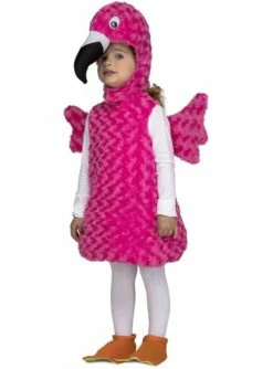 Disfraz De Flamenco De Peluche Rosa Infantil