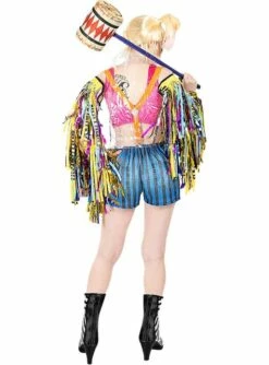 Disfraz De Harley Quinn Con Flecos Talla Grande - Birds Of Prey -FUNIDELIA Ventas disfraz de harley quinn con flecos talla grande birds of prey 1 2