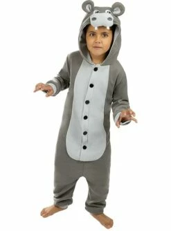 Disfraz De Hipopótamo Onesie Para Niños