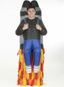 Disfraz De Cohete Jetpack Hinchable Para Adulto