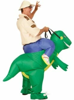 Disfraz Hinchable De Jinete De Dinosaurio Para Adulto -FUNIDELIA Ventas disfraz de jinete de dinosaurio para adulto 2