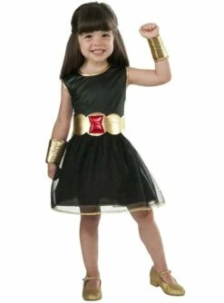 Disfraz De La Viuda Negra Marvel Para Niña