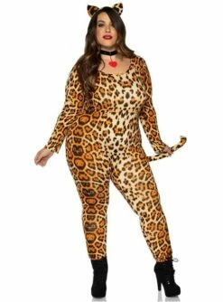 Disfraz De Leopardo Para Mujer Talla Grande