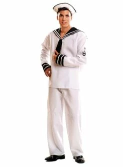 Disfraz De Marinero Blanco Para Hombre