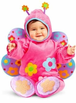 Disfraz De Mariposa Con Flores Para Bebé