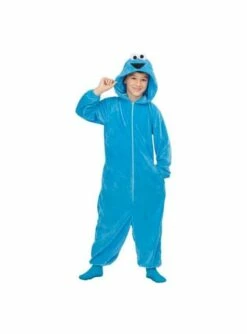 Disfraz De Monstruo De Las Galletas Barrio Sésamo Onesie Infantil