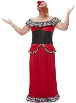 Disfraz De Mujer Barbuda Para Hombre